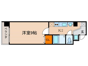 間取図 パサ－ジュ二条城東