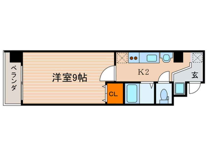 間取図 パサ－ジュ二条城東