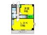 マーベラス 1LDKの間取り
