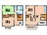 花住坂ガ－デン弐番館 3LDKの間取り
