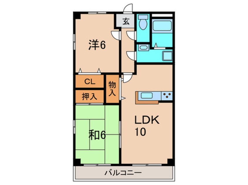 間取図 ファミ－ル中野