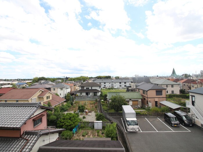 室内からの展望 ファミ－ル中野