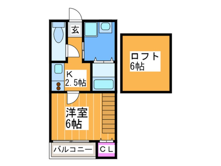 間取図 ＤＩＭＯＲＡ北花田