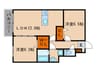 Harmony.F 2LDKの間取り