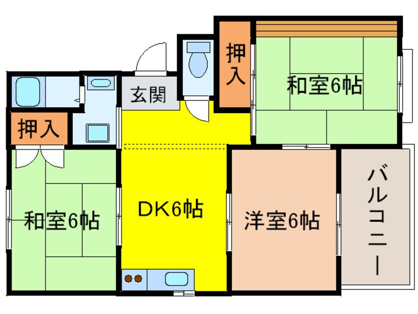 間取図 ヌーブルミエール松本