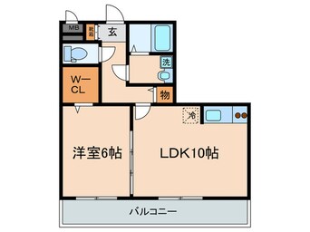 間取図 グレ－スコ－ポⅢ