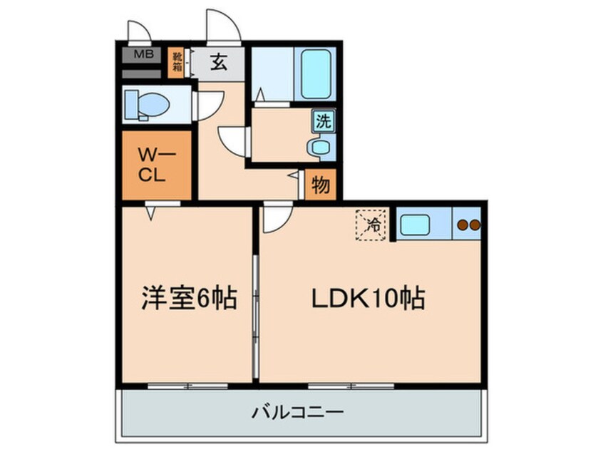 間取図 グレ－スコ－ポⅢ