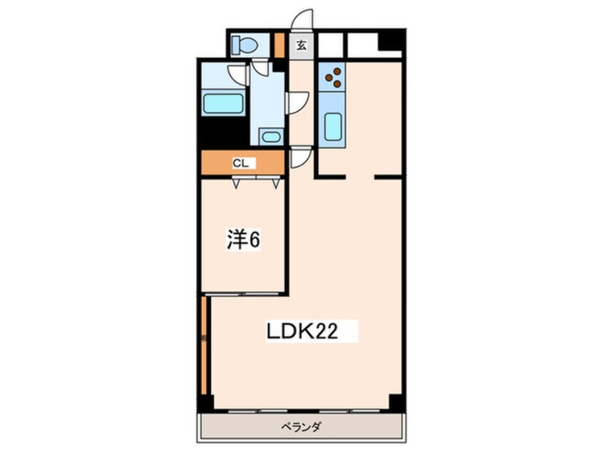 間取図 日興宝塚南口ｽｶｲﾏﾝｼｮﾝ(1002)