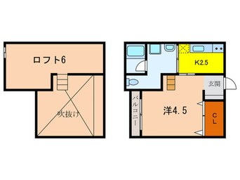 間取図 ラネージュ西明石