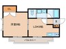 レジデンス・ミラ芦屋(A) 1LDKの間取り