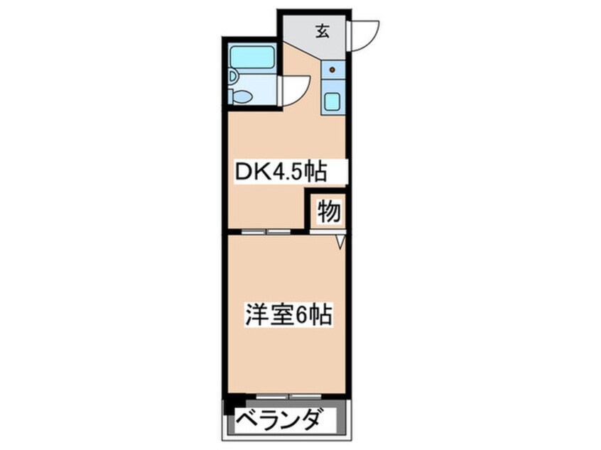 間取図 メゾントキワ