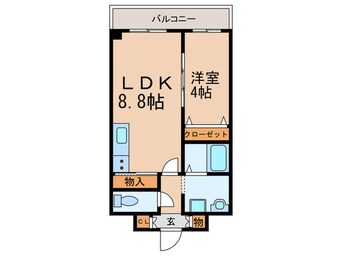 間取図 ふぁみーゆ服部天神