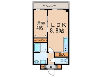 間取図 ふぁみーゆ服部天神