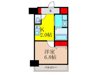 間取図 ふぁみーゆ服部天神