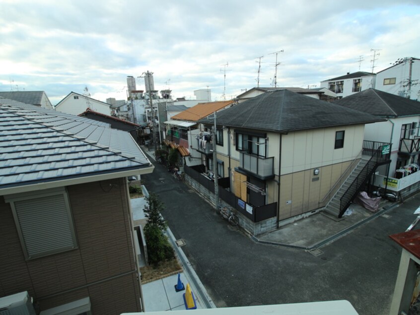 室内からの展望 石原ハイツ