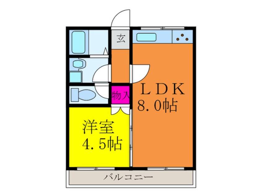 間取図 木村ﾊｲﾂ