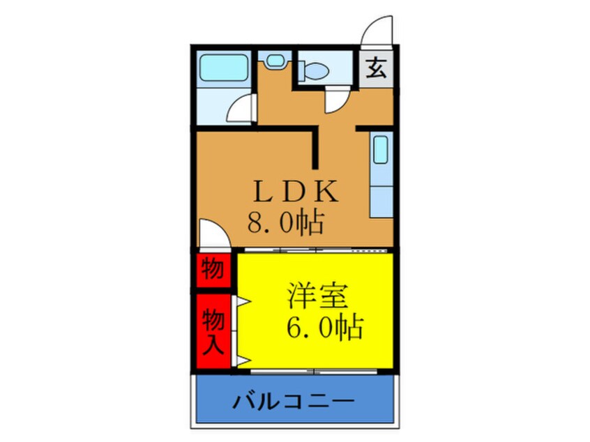 間取図 ハイツエルソール