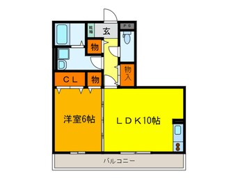 間取図 レフィナ－ドカルチェＢ棟