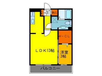 間取図 レフィナ－ドカルチェＢ棟