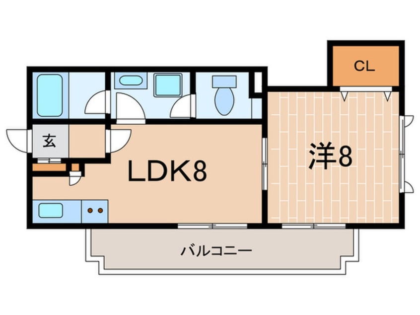 間取図 レジデンス・ミラ芦屋(B)