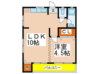 間取図 エコ蔵野