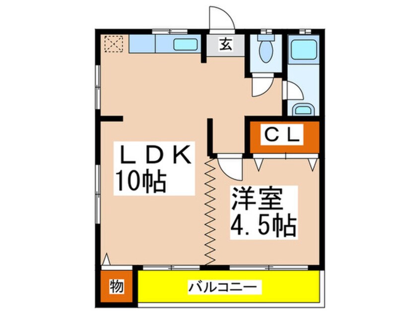 間取図 エコ蔵野