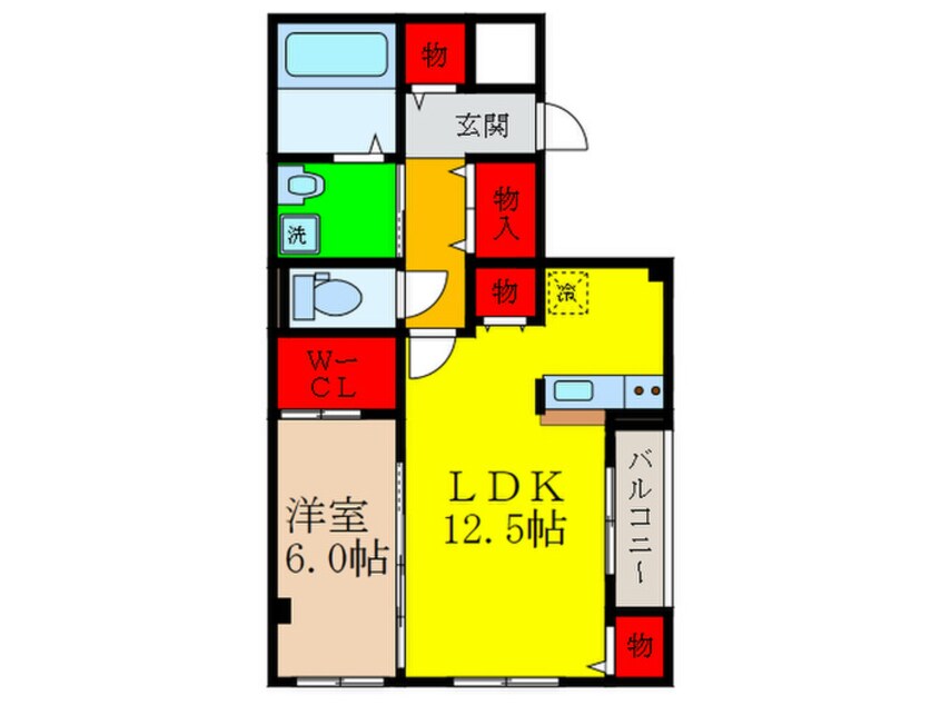 間取図 キャトル セゾン