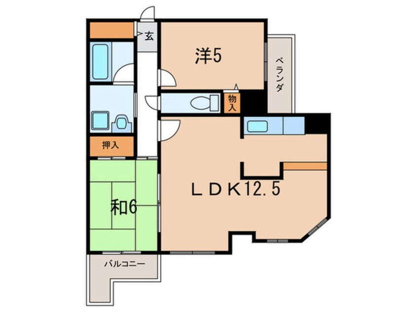 間取図 ロイヤル垂水泉が丘