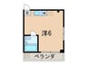 第２タマダマンション 1Rの間取り