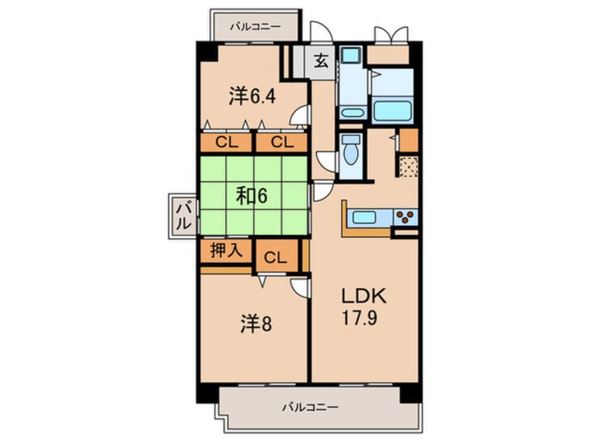 間取図 イ－グル山手