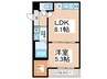 フジパレス春木駅北Ⅰ番館 1LDKの間取り