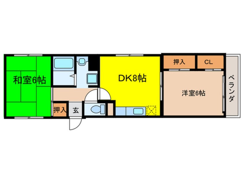 間取図 アルトピノ野里