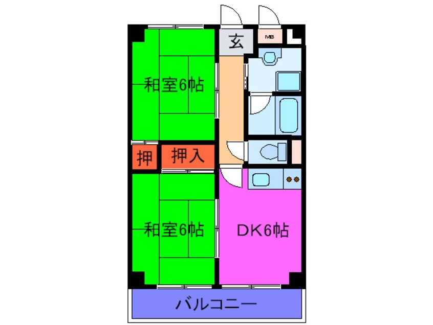 間取図 アルトピノ野里