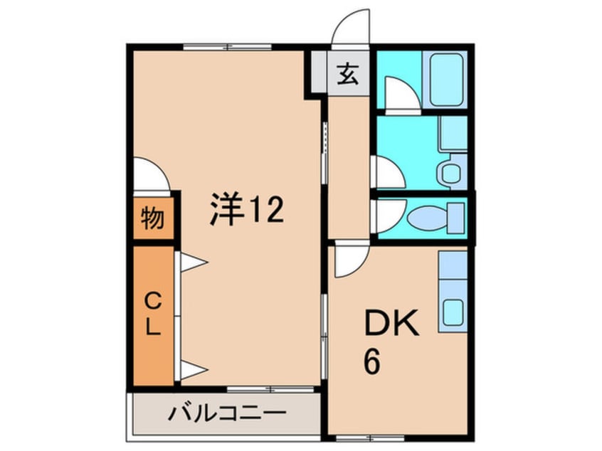 間取図 コスモスハイツ