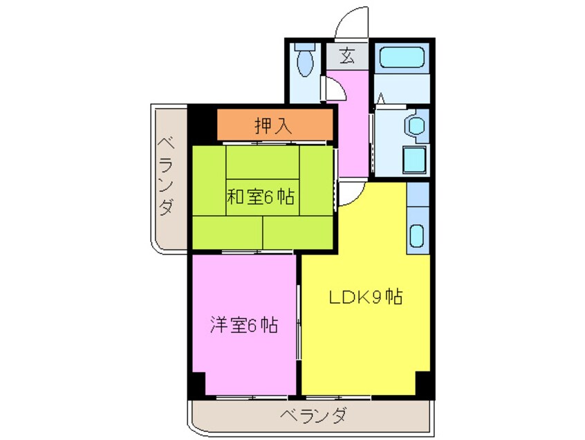 間取図 サンエトワ－ル