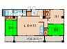 メゾン西明石 3LDKの間取り