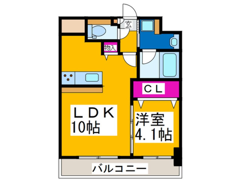 間取図 ペリドット長居公園