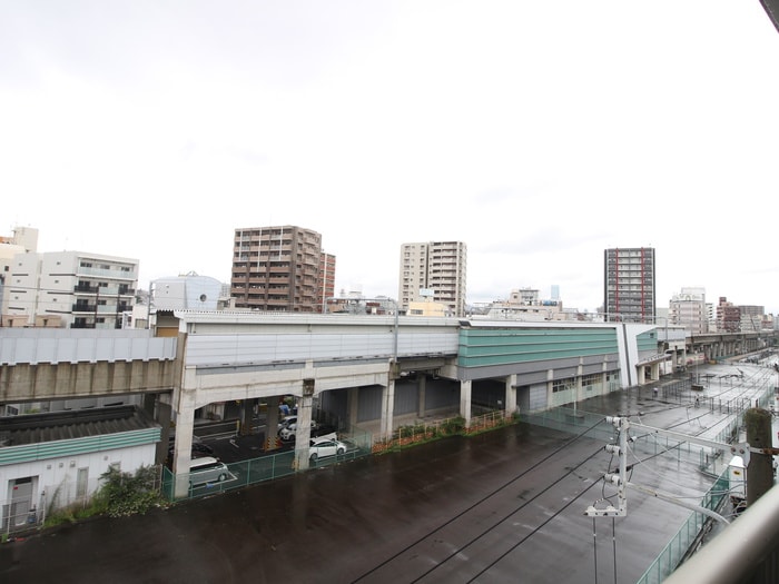 室内からの展望 ペリドット長居公園