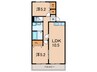 ラヴェール北五葉 2LDKの間取り