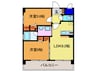 ｴｽﾃﾑﾌﾟﾗｻﾞ京都河原町通(306) 2LDKの間取り