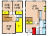 長尾台2丁目戸建 3LDKの間取り