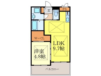 間取図 ノルデンハイム江坂アネックス