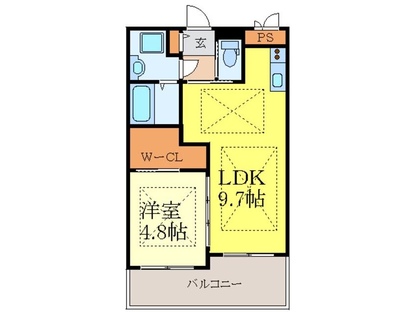 間取図 ノルデンハイム江坂アネックス