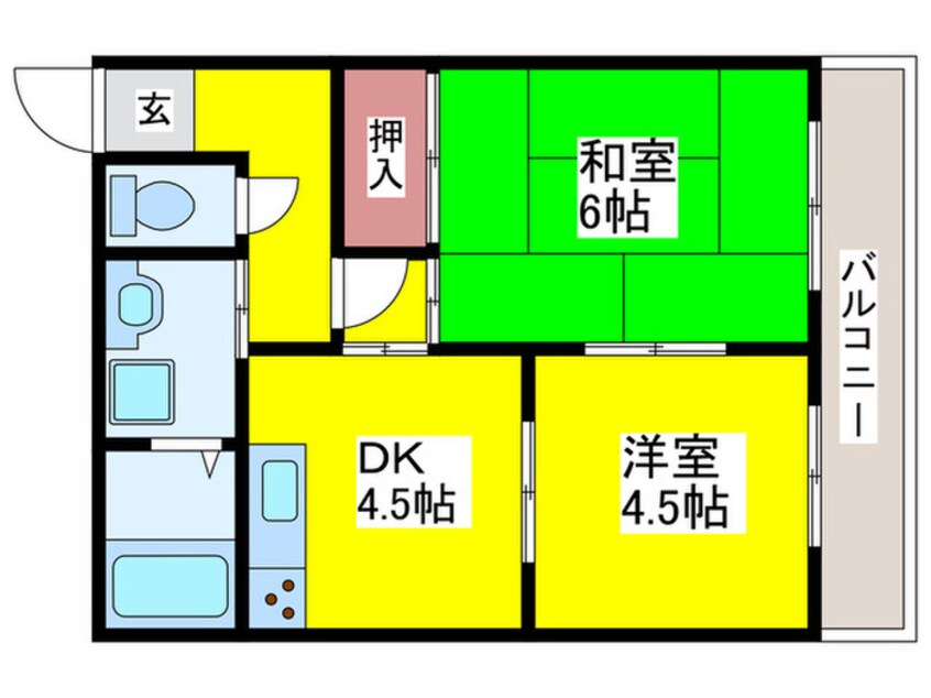 間取図 高橋ヴィラ