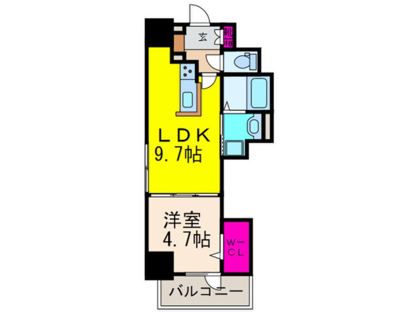 間取図 D TOWER城北