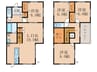 追分南3丁目戸建 4LDKの間取り
