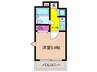 プレステージ住吉 1Kの間取り