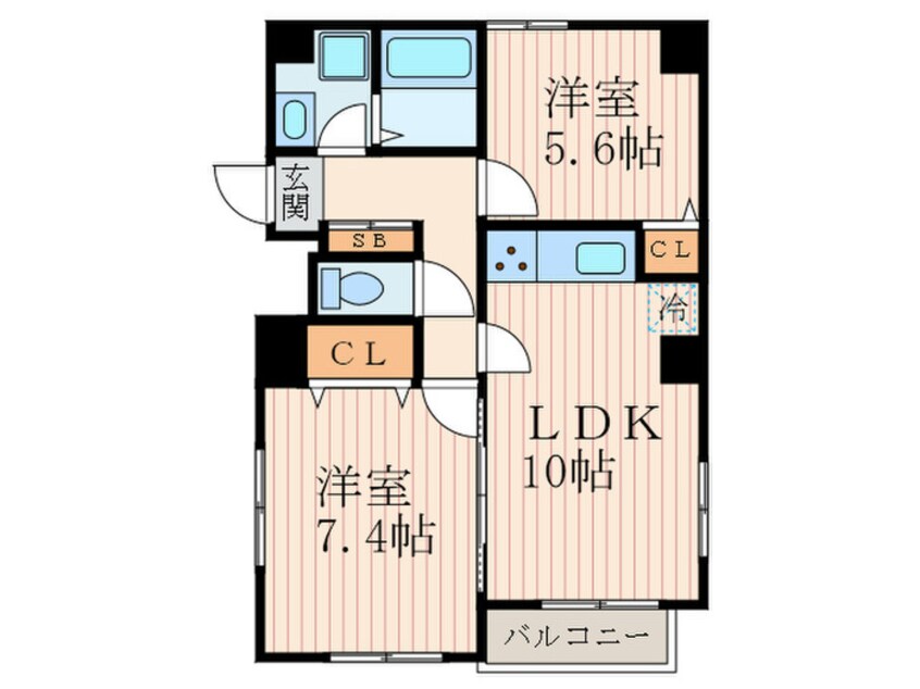 間取図 メイプルチハナ