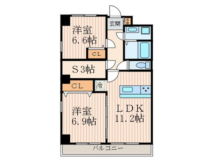 間取り図 メイプルチハナ