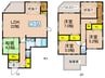 西招提町戸建 4LDKの間取り